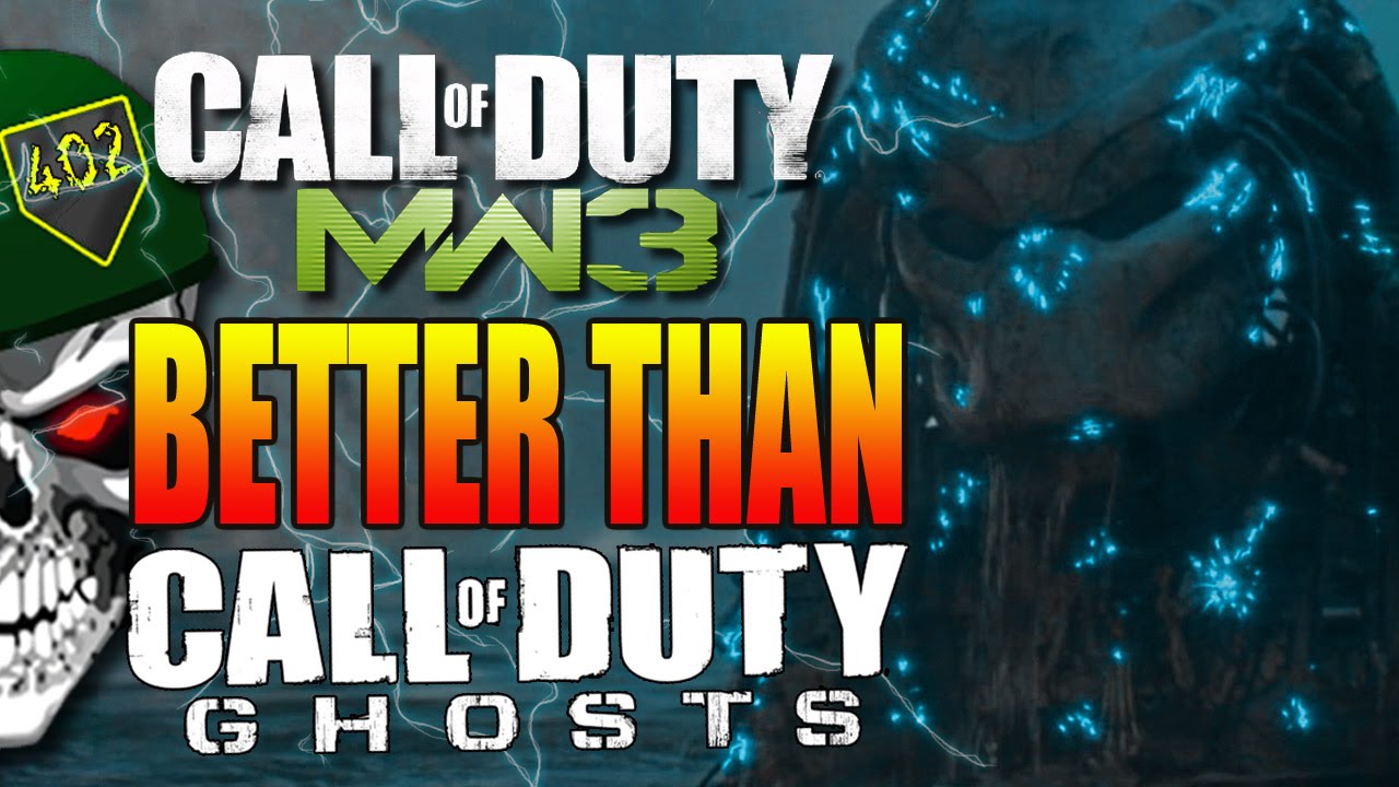 Call of Duty Ghosts vs Call of Duty Modern Warfare 3 (COD MW3 Gameplay)
