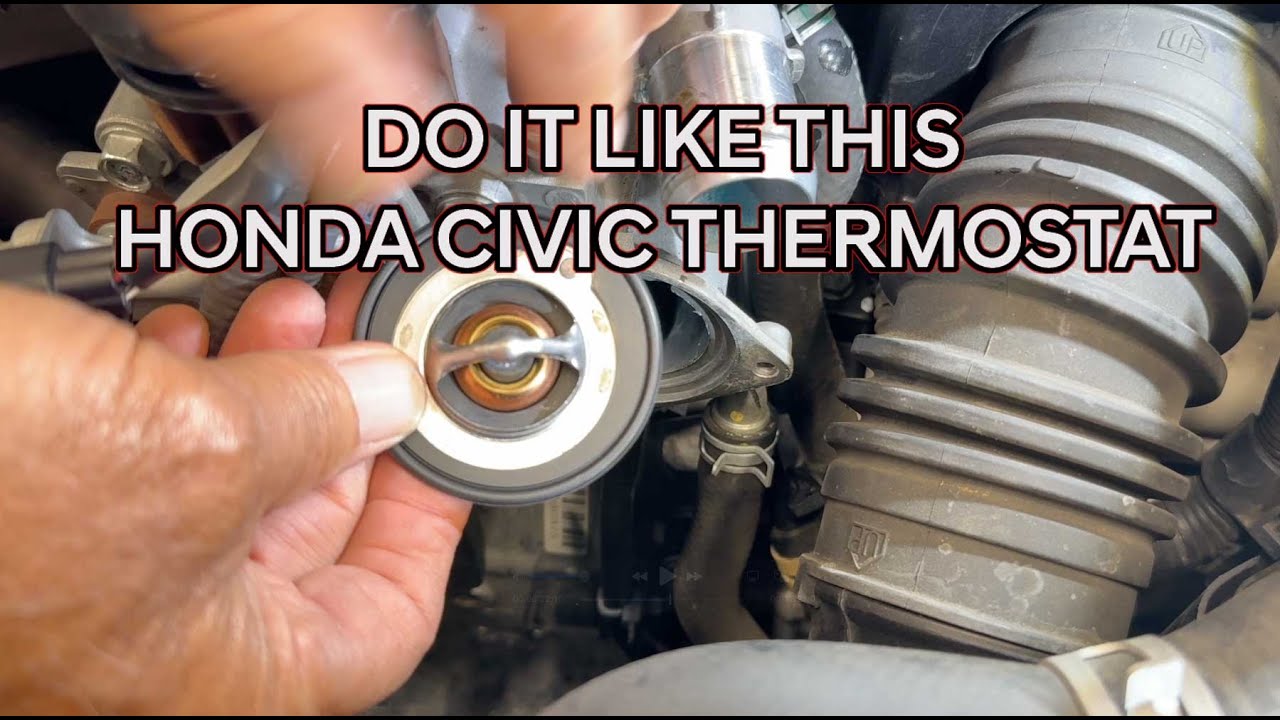 Don't Replace your Thermostat until (you watch this video) Honda Civic 2006-2011 8th Gen