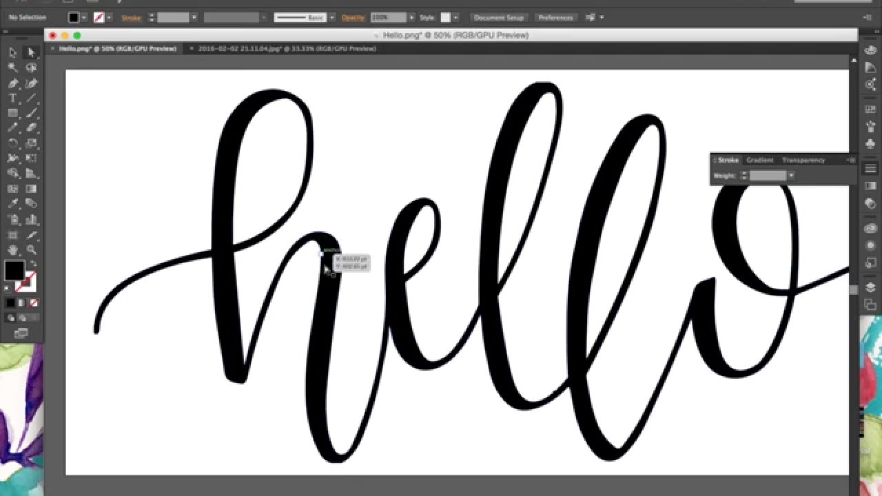 Tutorial: How to Digitize Hand Lettering & Calligraphy Using Illustrator