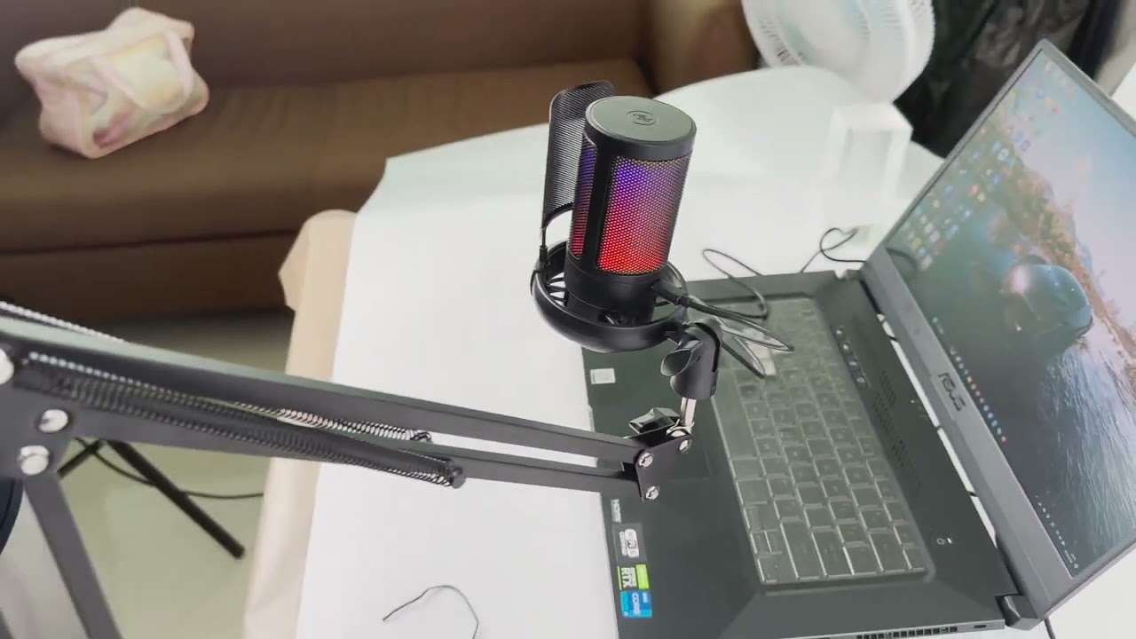 COCONISE Microphone with stand tutorial