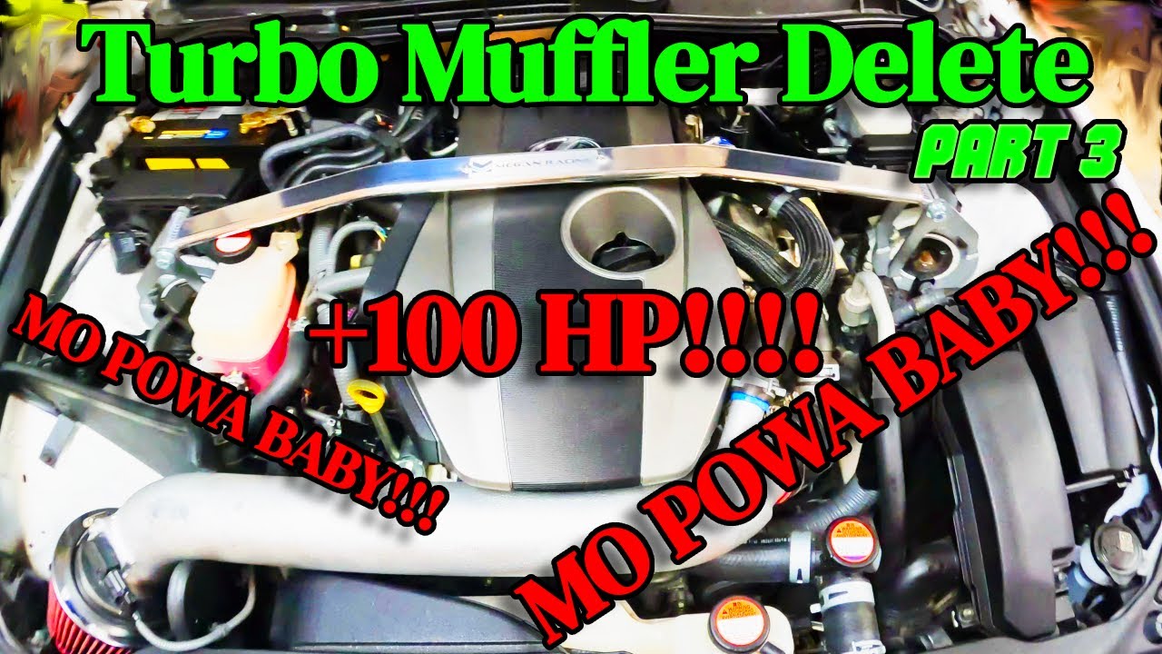 TURBO MUFFLER DELETE [ULTIMATE LEXUS IS 200t BUILD, EP 3]