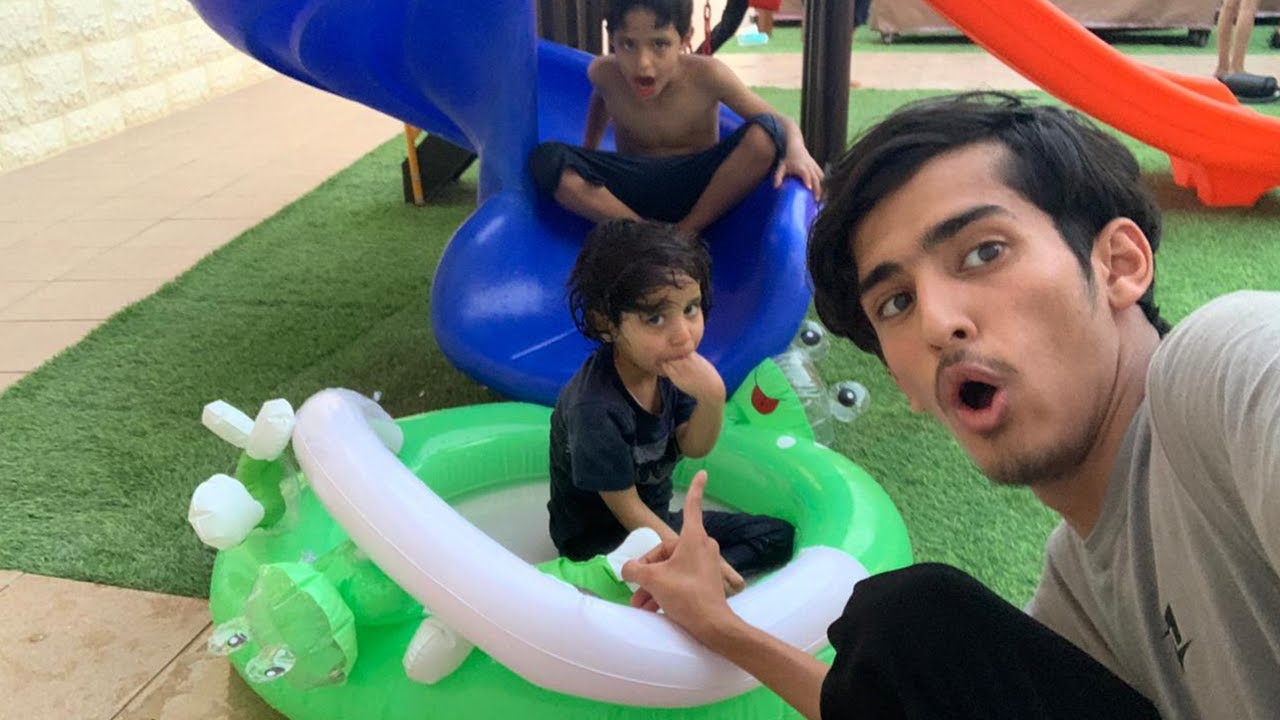 عيال الحاره سرقو اصغر نطيطه وحلا جلدتهم😭💔