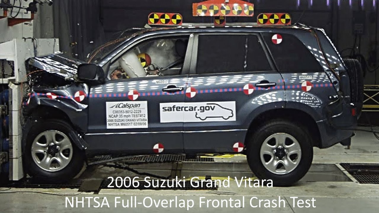 2006-2014 Suzuki Grand Vitara NHTSA Full-Overlap Frontal Crash Test