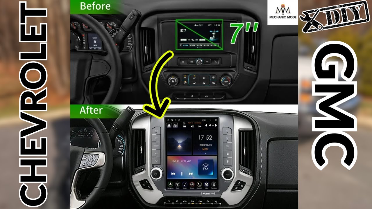 Установка неоригинальной магнитолы на Chevrolet Silverado/GMC Sierra 2015-2019 годов выпуска (быс...