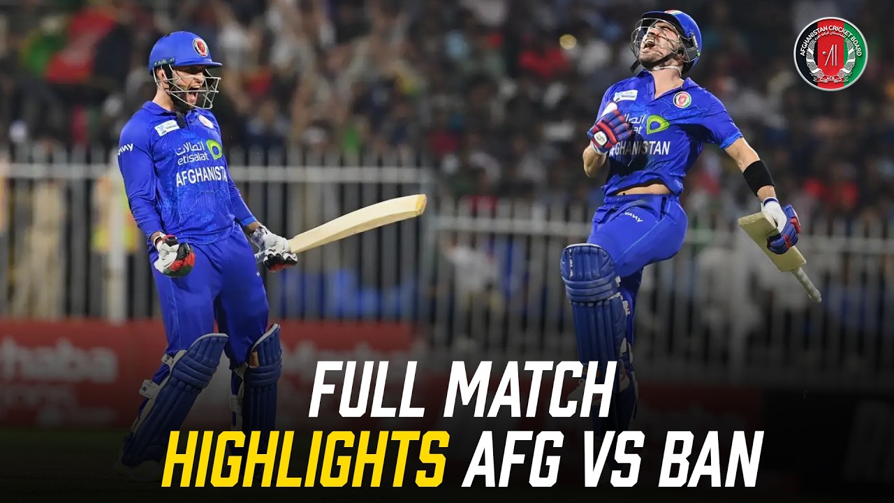 Full Match Highlights  | Afghanistan vs Bangladesh  | 3rd ODI Series 2024 | 341U