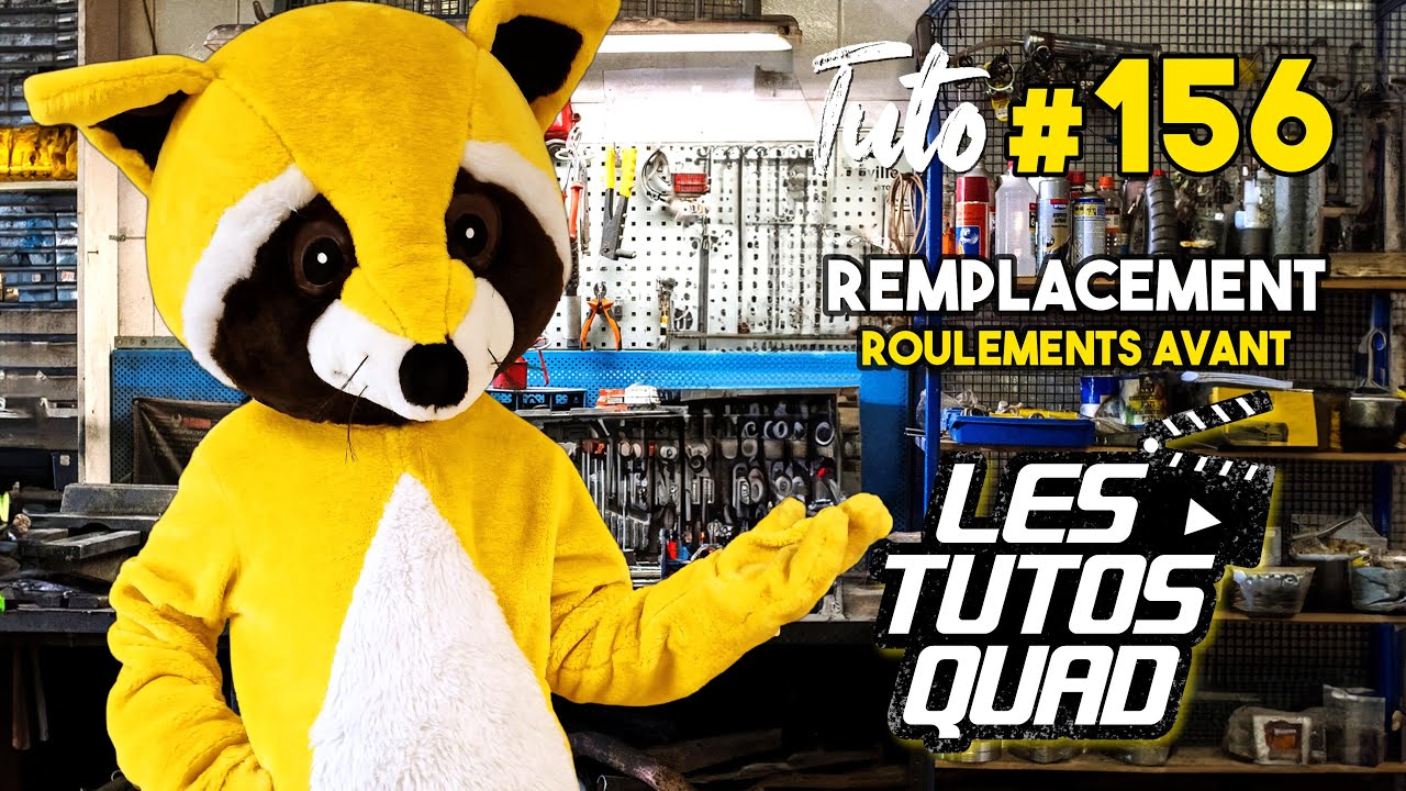 TUTO QUAD #156 REMPLACEMENT DES ROULEMENTS AVANT
