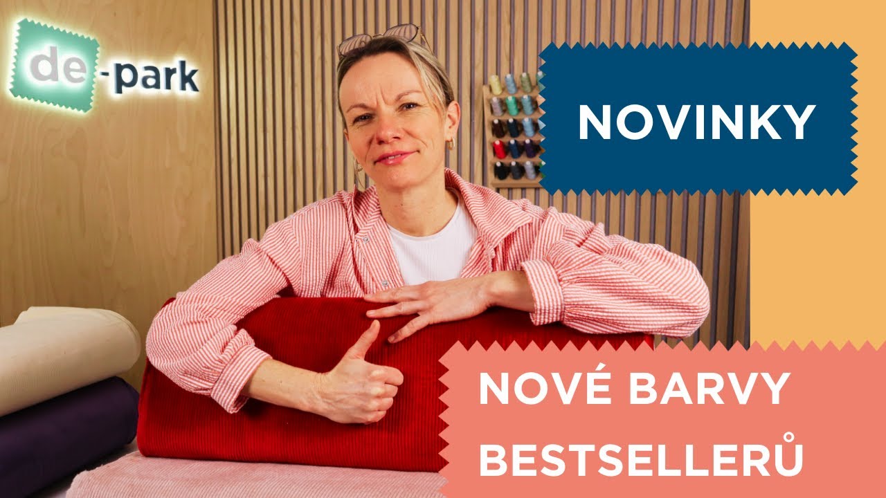 Nové barvy top materiálů: BIGsvetrovina & manšestry!