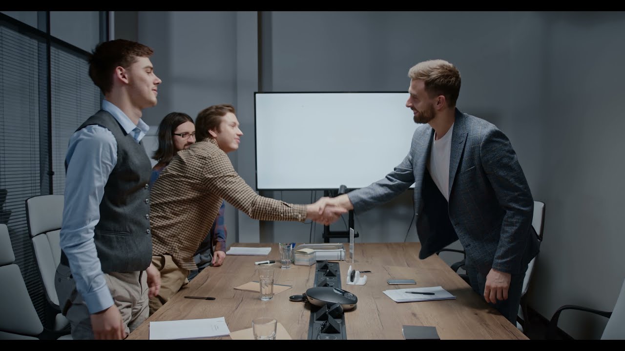 Startup Business | Executives Shaking Hands | 4K Free Stock Videos | Royalty Free Stock Footage