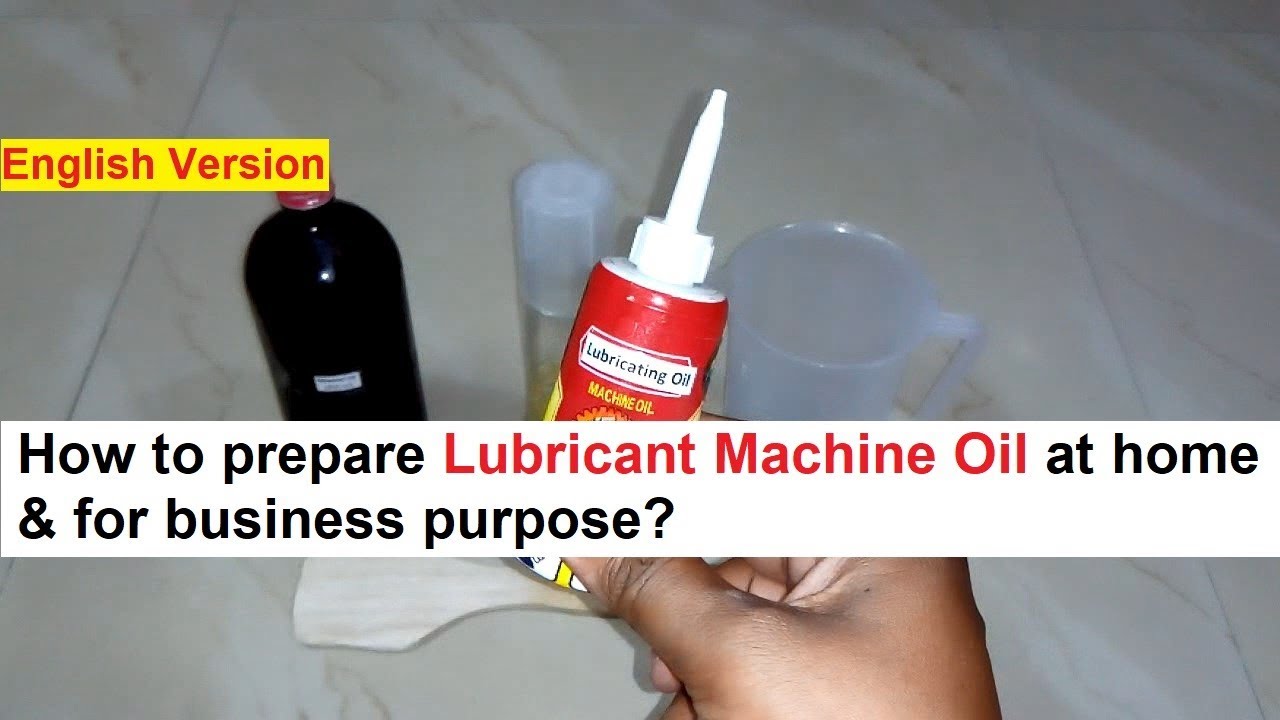 Lubricant Machine Oil Making 100% Real Formula