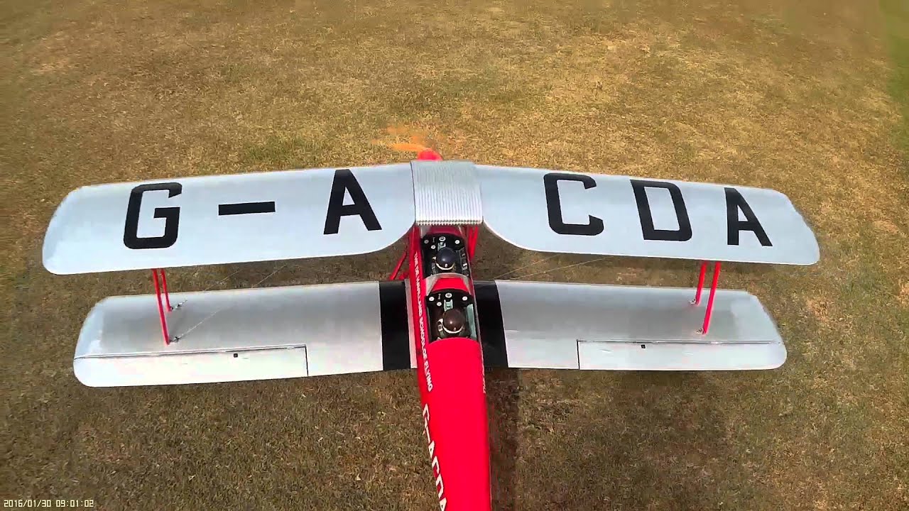Phoenix Qtr Scale Tiger Moth with NGH 38cc 4 Stroke Gas Engine