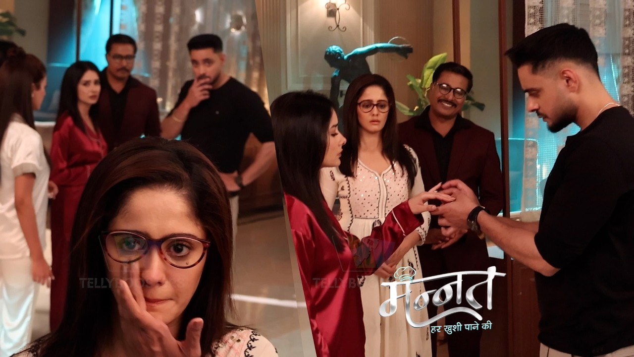 Mannat On Set Today : Vikrant Gets Engaged to Yashika; Mannat Breaks Down in Tears | On Location