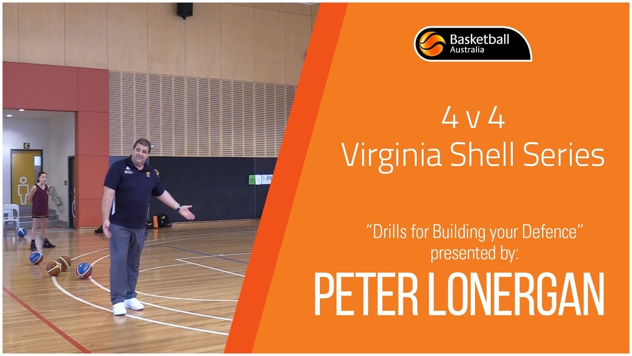 Peter Lonergan: Drills for Building your Defence - 4v4 Virginia Shell Drill (6/7)