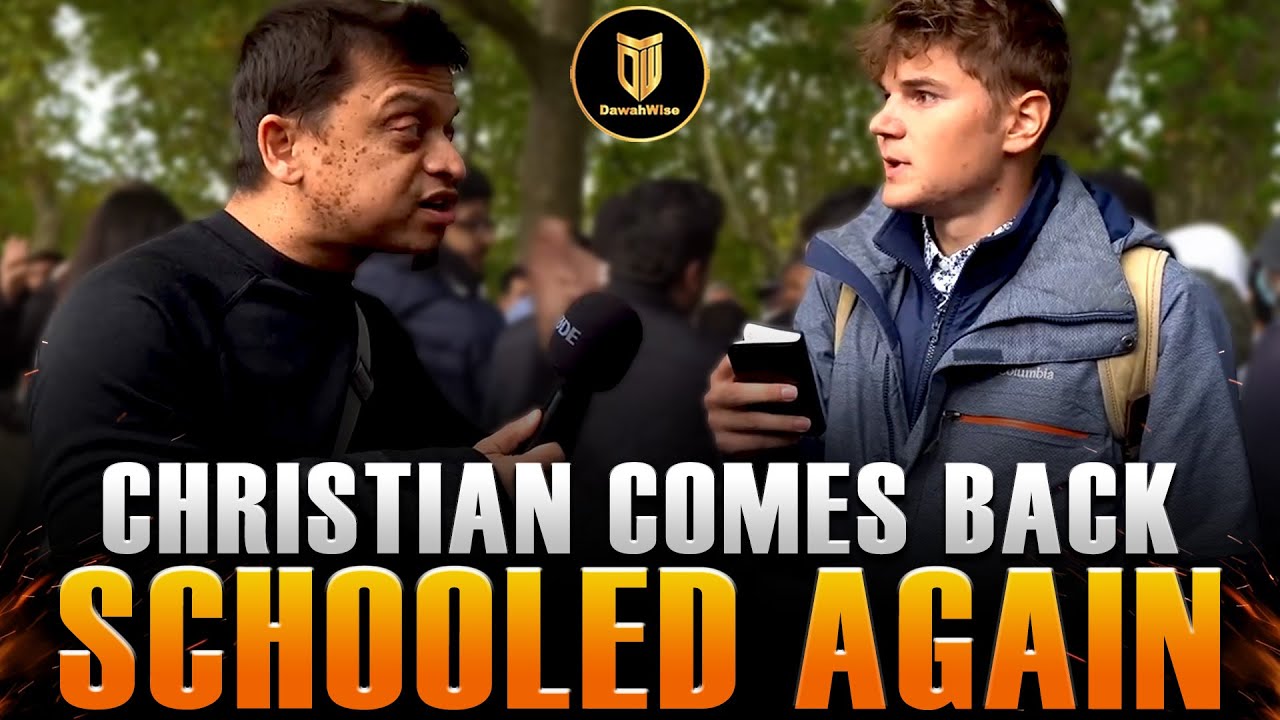 Christian Researches All Year To Debate Muslim | Mansur | Speakers Corner