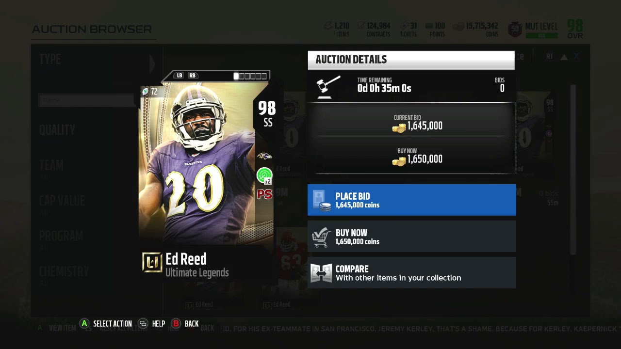 Madden 18 Mut-FINALLY! Some OP Ultimate Legends! 98 Randy Moss! 98 Ed Reed! 98 LTD Willie Lanier!
