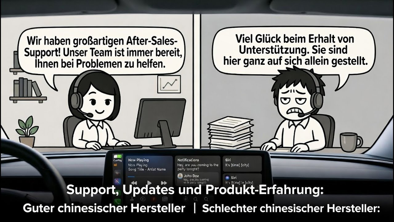 Gute chinesische Hersteller erkennen | Geniales CarPlay Display (T3 Pro) von CarPodGo aktualisieren!