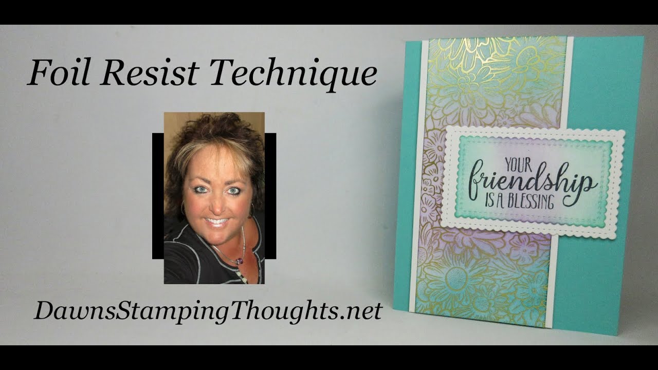 Foil Resist Sponging Technique