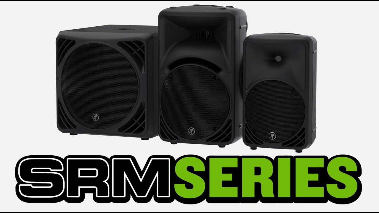 Enceintes de sonorisation MACKIE SRM Series avec coques moulées (vidéo de La Boite Noire)