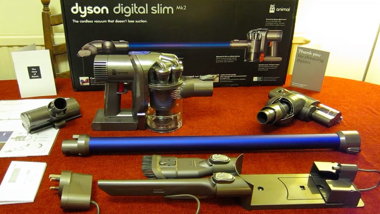 My Dyson DC44 - Dyson Digital Slim Mk2 DC44 Animal - What is in the box - Detailed Review (DC45)