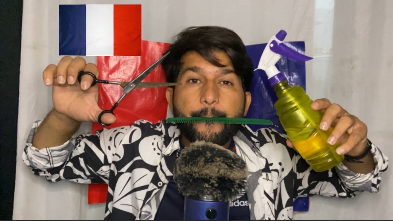ASMR France 🇫🇷 Hair Cut ( Mic Cap ) 
