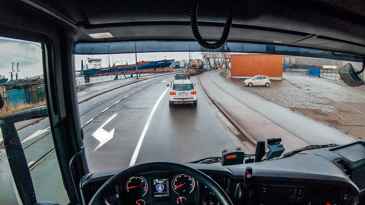 POV Driving Scania R410 4K - Belgium Noord Natie Terminals