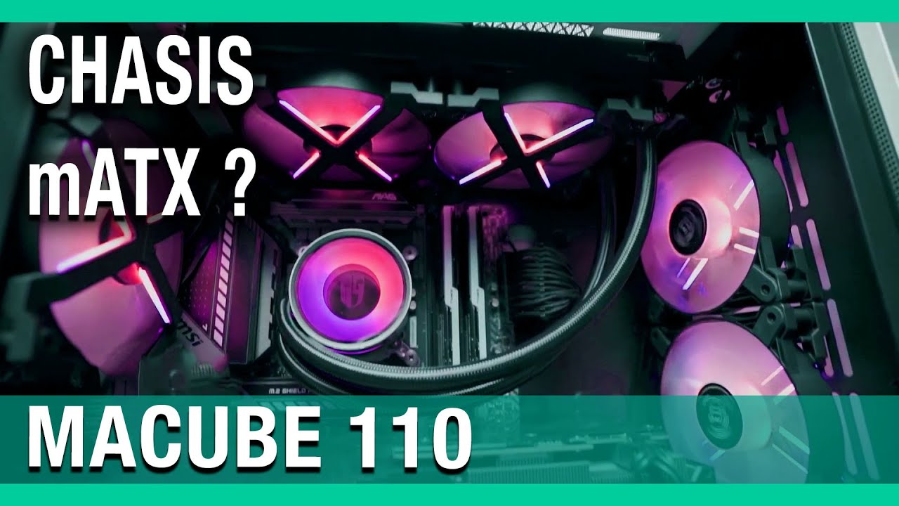 DeepCool MACUBE 110 💧 Chasis PC mATX con espacio para refrigeración líquida