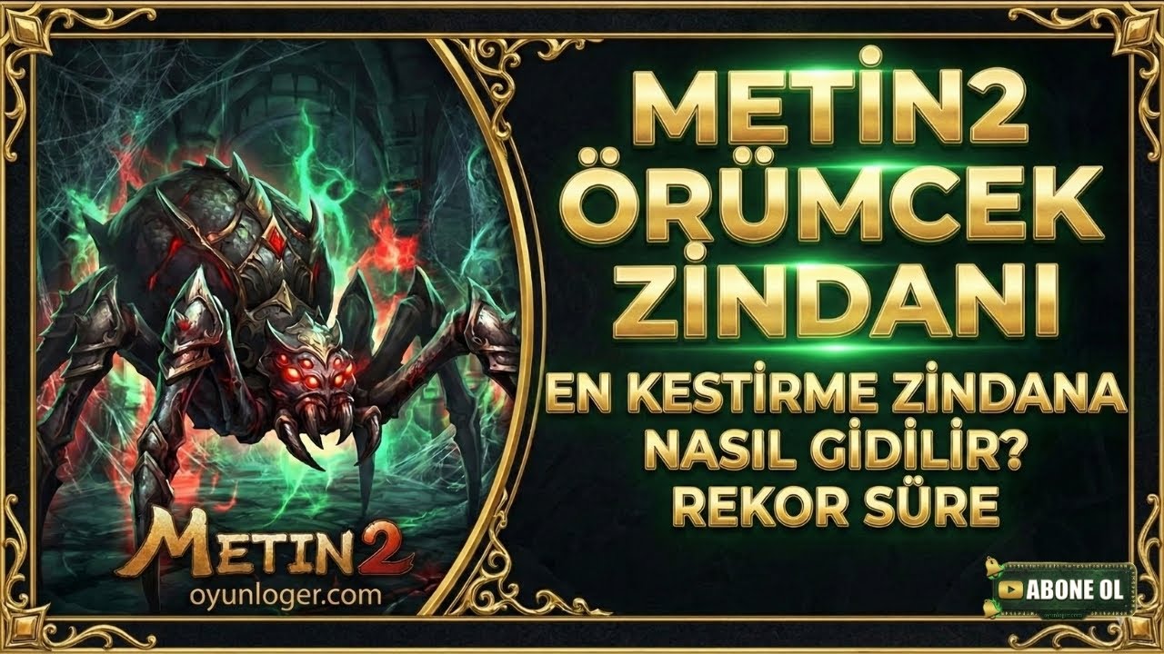 Metin2 Örümcek Zindanı'na En Kestirme Nasıl Gidilir? Rekor Süre