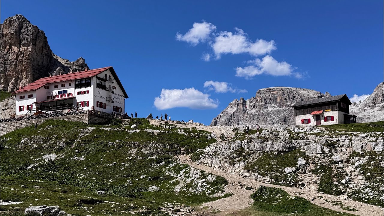 Tre Cime - Hike from Rifugio Locatelli to Rifugio Lavaredo, 4K