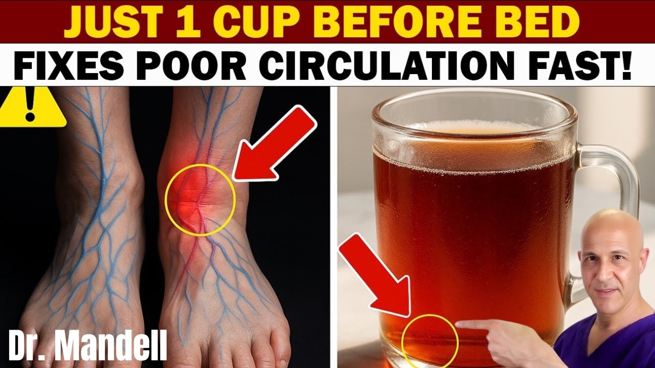 Seniors, Just 1 Cup of THIS Drink Increases Blood Flow and Circulation in Legs & Feet in 24 Hours!