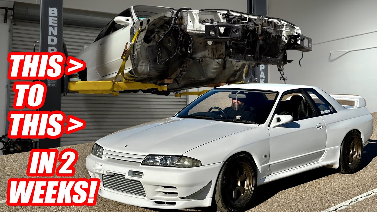 Мы построили R32 GT-R в США за 3 недели для участия в телешоу Banging Gears — Эпизод 1