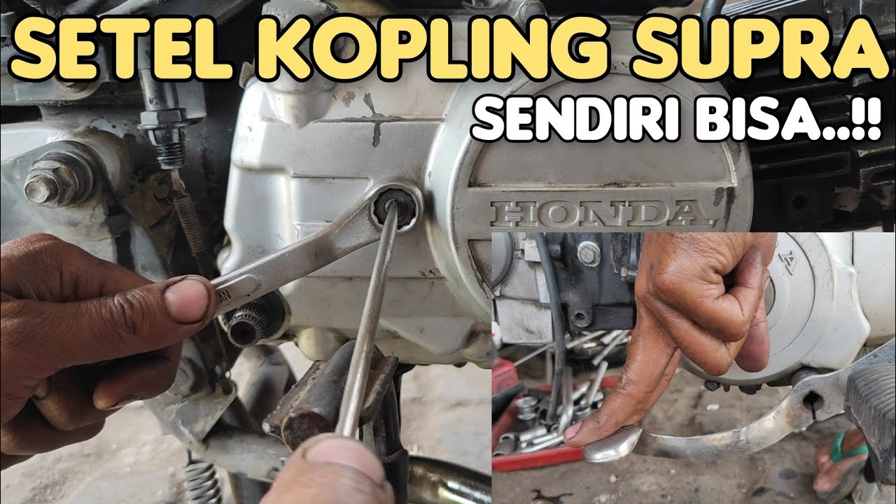 Cara setel kopling otomatis motor supra, dan bisa untuk motor bebek lainya.