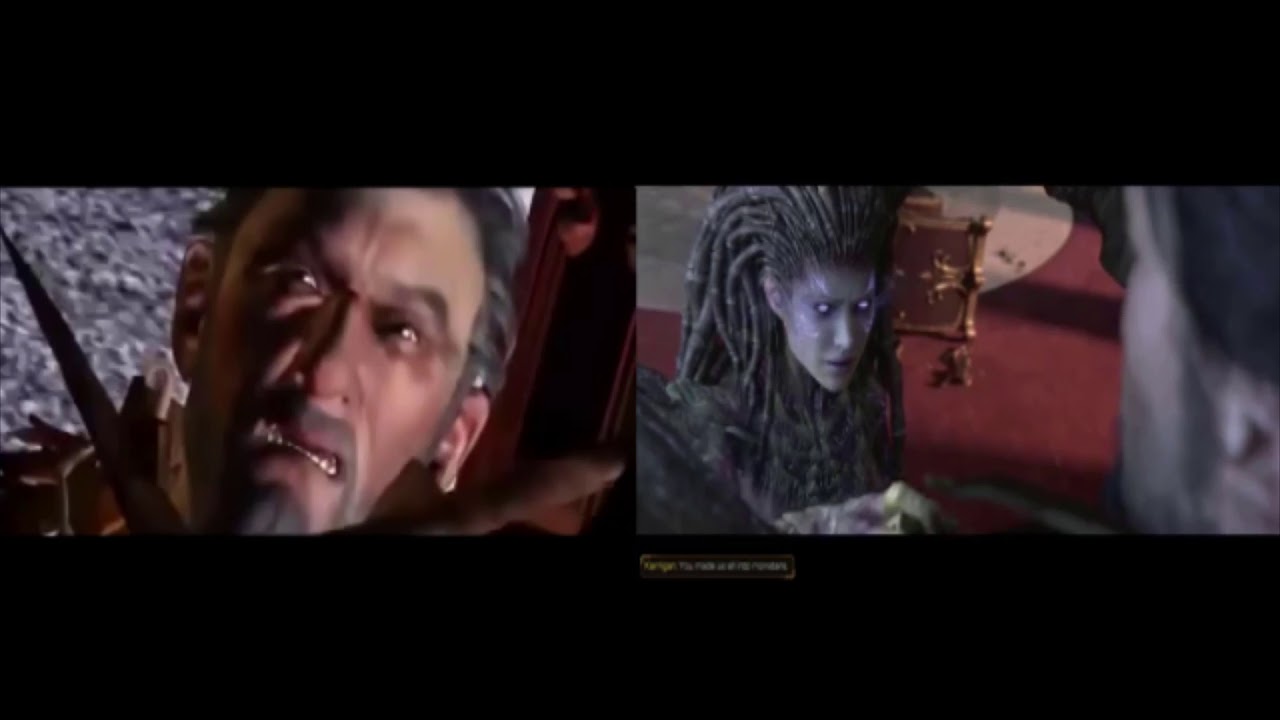 SC2 HOTS - Ending cinematic comparison (Leaked vs Finished)