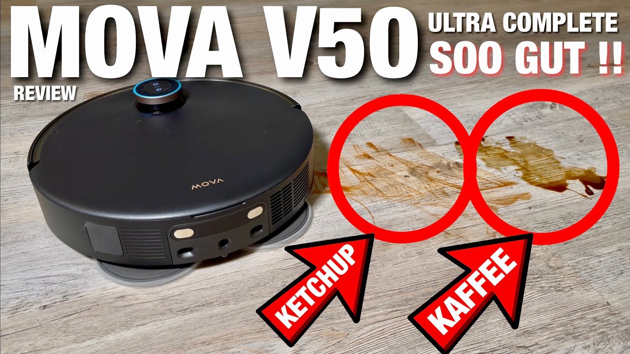 Könnte er noch kochen, wäre er perfekt :) MOVA V50 Ultra Complete Saug-Wisch Roboter mit Kamera