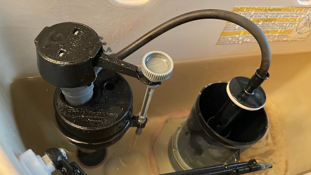 Toilet Turning On and Off Intermittently / Replace Canister Style Seal Fast and Easy