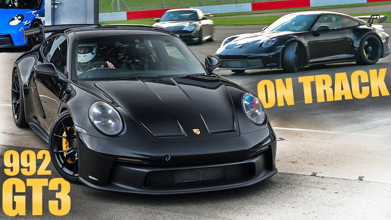 Дрифт на моем новом трековом автомобиле Porsche 992 GT3.