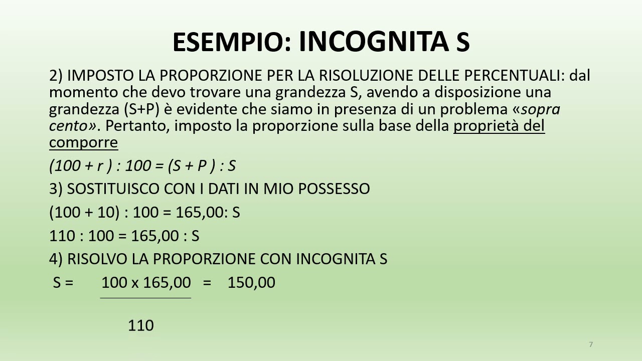 PROBLEMI SOPRA E SOTTO CENTO E I RIPARTI