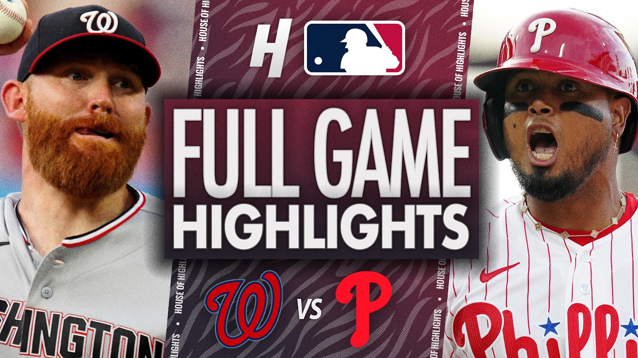 Washington Nationals против Philadelphia Phillies &mdash; ПОЛНЫЙ ОБЗОР МАТЧА 🔥 4 августа 2026 г. Сезон MLB