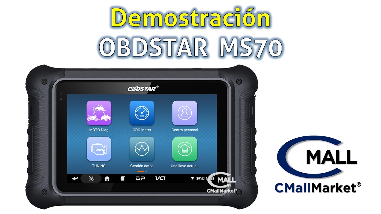 OBDSTAR MS70 Scanner Profesional Motos - DISPONIBLE EN COLOMBIA Y LATINOAMÉRICA - CMallMarket.com