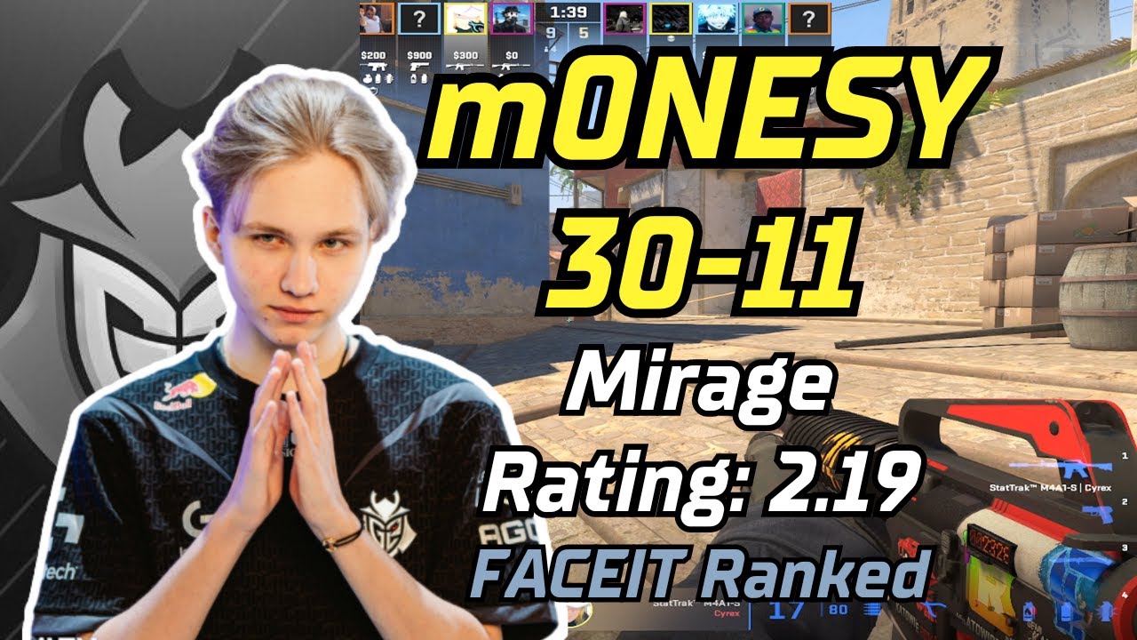 m0NESY (30-11 Rating:2.19 Mirage POV | FACEIT Ranked | Apr 27, 2024 #cs2 #demo