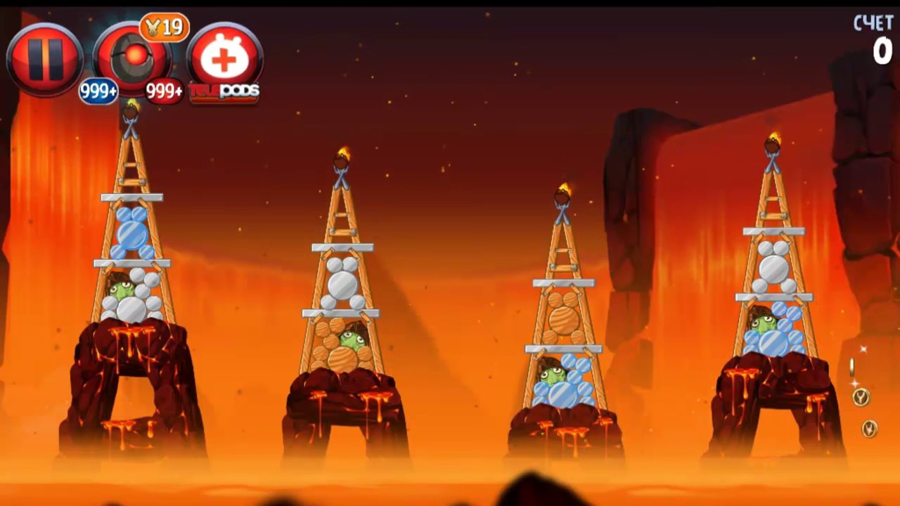 Angry Birds Star Wars 2 Revenge of the Pork All levels (Pork Side)