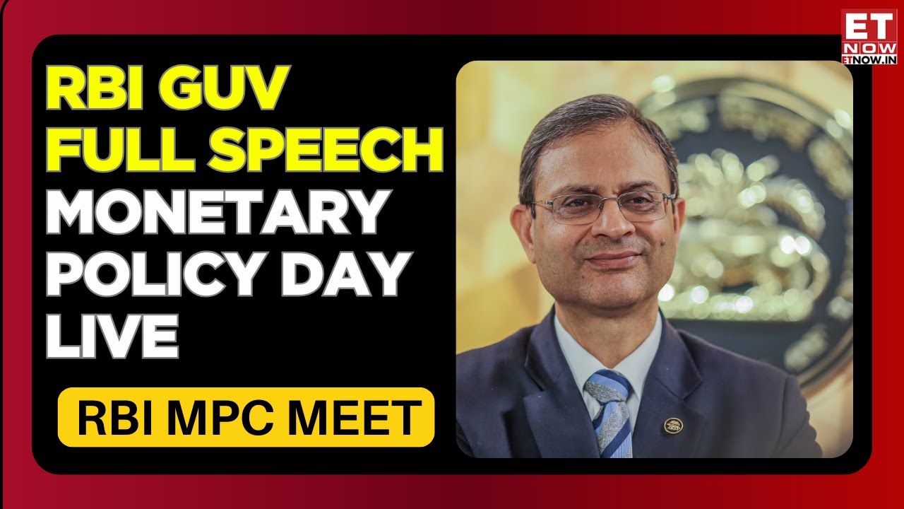RBI Monetary Policy Meeting 2026 Live Full Speech: Repo Rate, GDP, Inflation & India's Growth Story