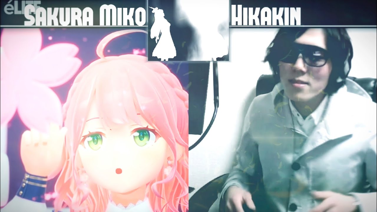 さくらみこ vs ヒカキン ボイパ対決 Bad Apple!!