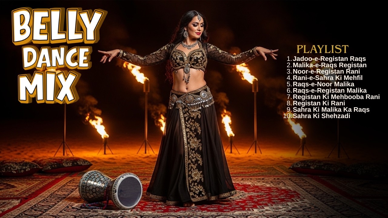 Desert Queen Belly Dance Mix 🔥 Sufi Hindi Drum Beats | Arabic Fusion Playlist VOL.05
