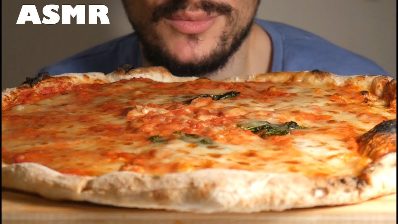ASMR NEAPOLITAN MARGHERITA PIZZA *EATING SOUNDS MUKBANG ITA NO TALKING