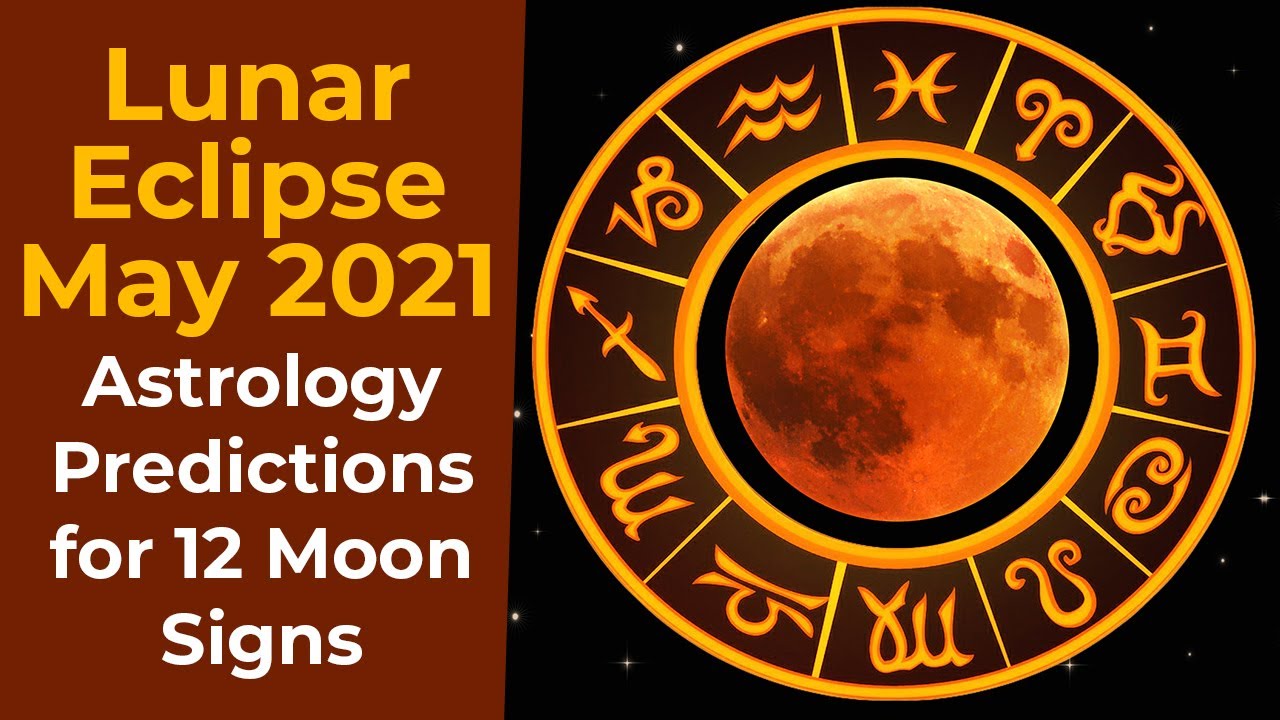 Lunar Eclipse May 2021 :Astrology Predictions for 12 Moon Signs