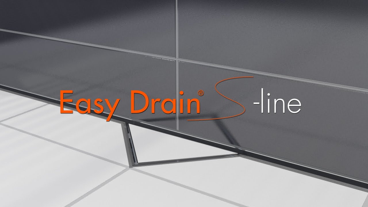 Douchegoot plaatsen - Easy Drain S-line installatie (Nederlands)