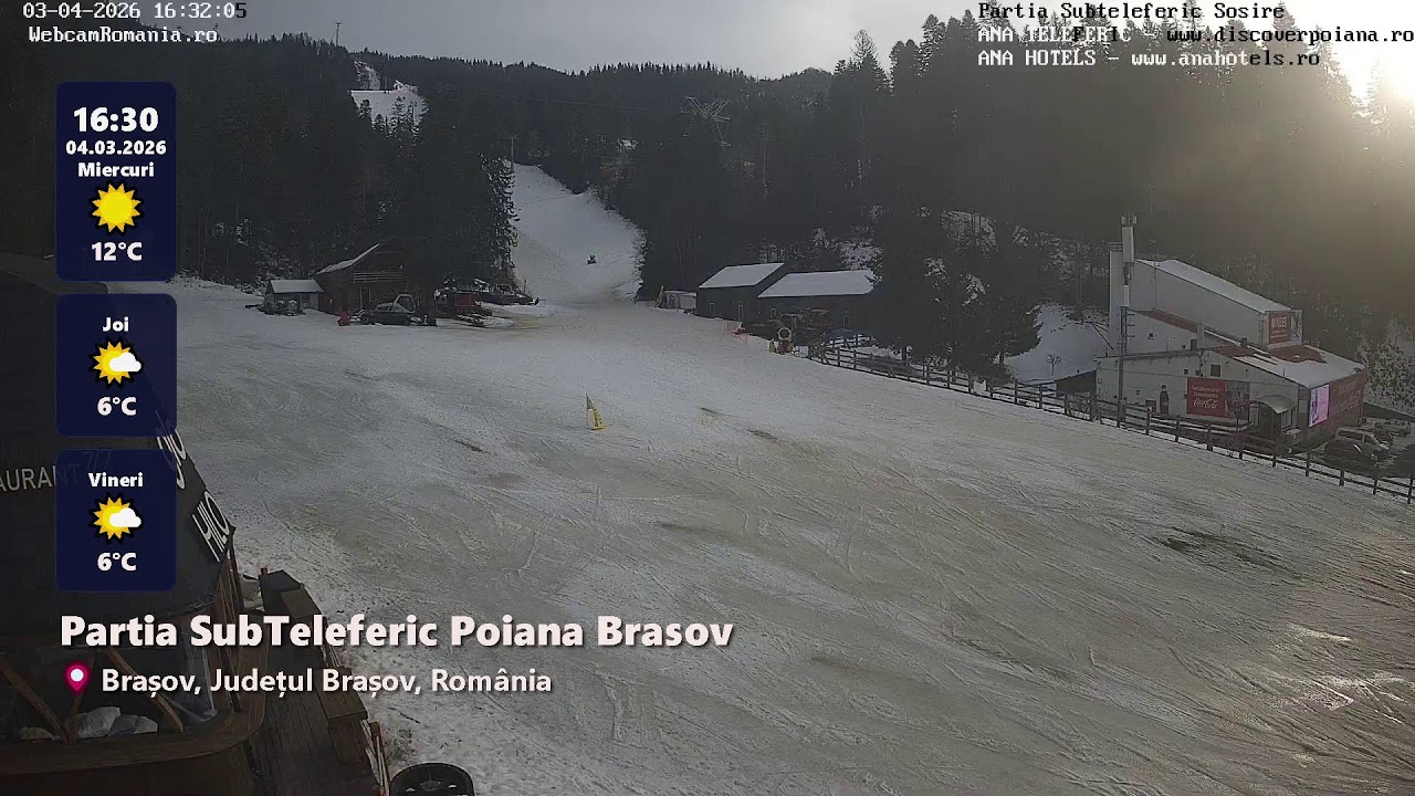 Pârtii LIVE 🔴 WebcamRomania.ro | 2026-03-04 Partea 11