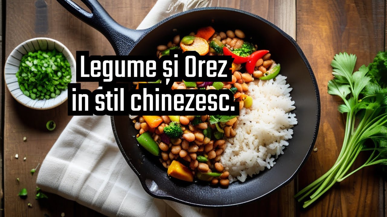 Legume la tigaie cu orez fara carne este cea mai gustoasa reteta pentru cei care nu consuma carne.
