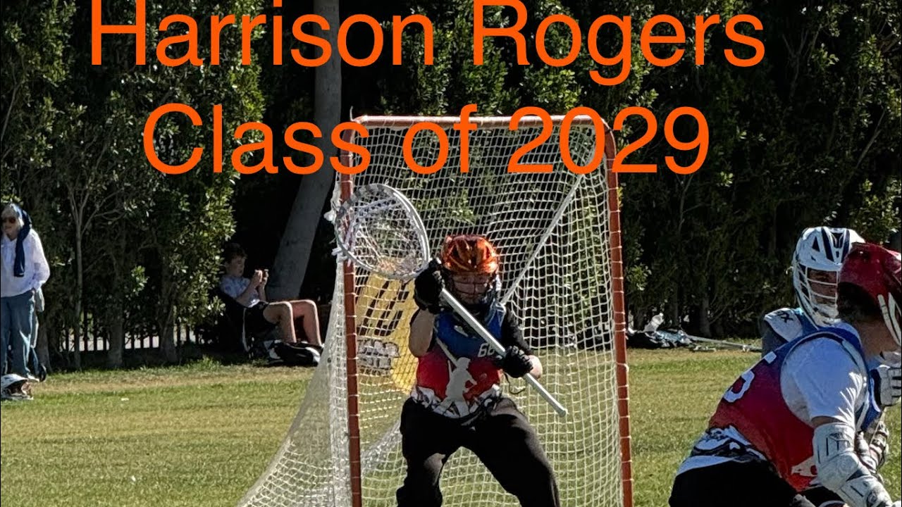 Harrison Rogers class of 2029. Late 2025 and early 2026  lacrosse goalie Highlights 