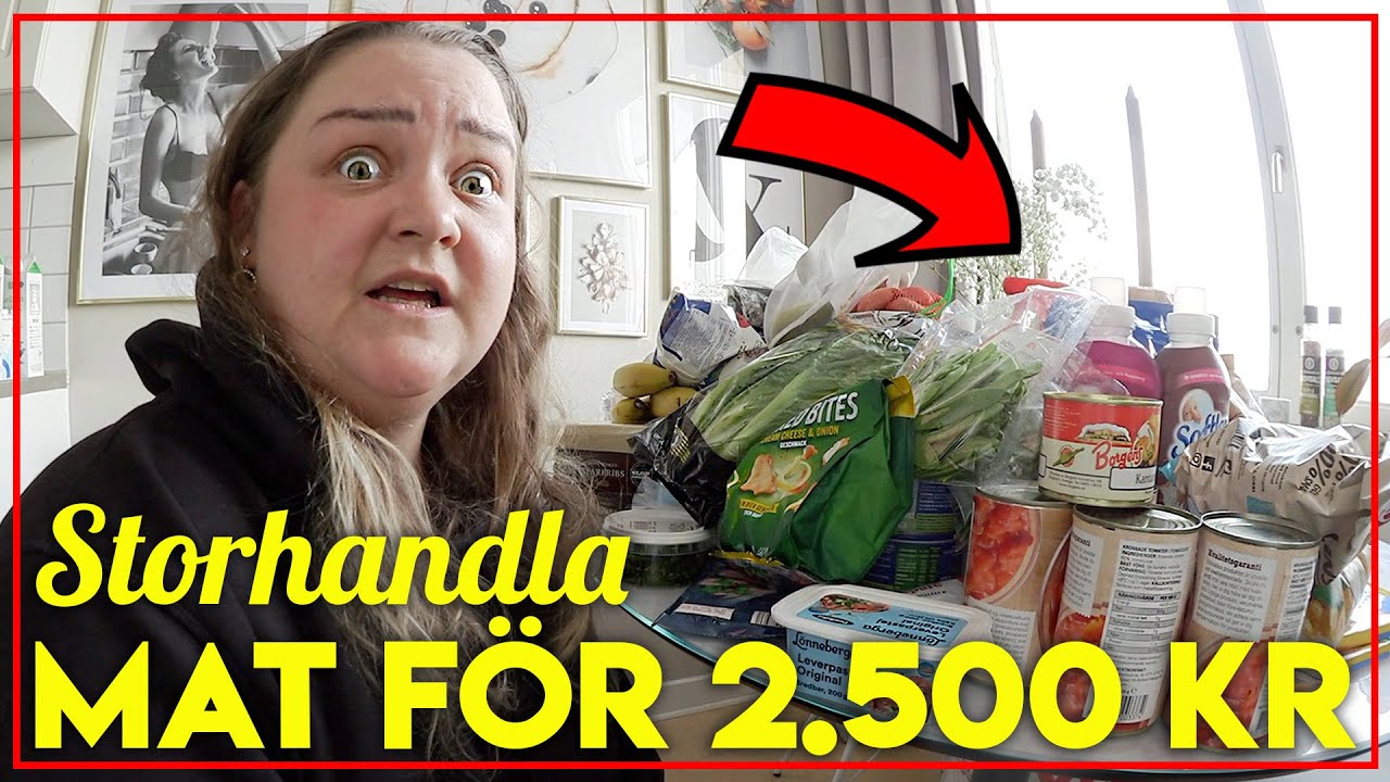 STORHANDLA MAT MED MIG | FÖRSTA GÅNGEN EFTER ÖVERVIKTOPERATIONEN | 2.500KR