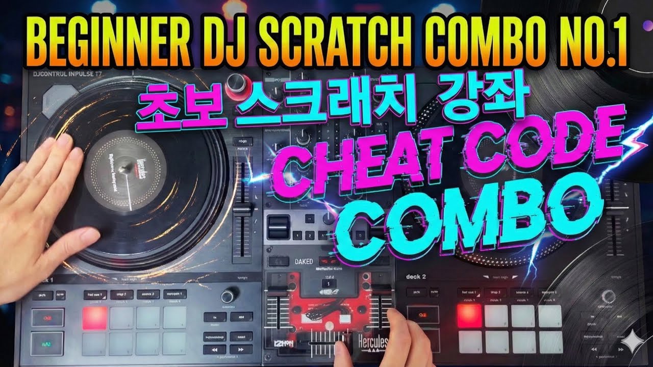 (초보 디제이 스크래치No.24) 처프+포워드+트랜스포머 Beginner DJ Scratch Tutorial